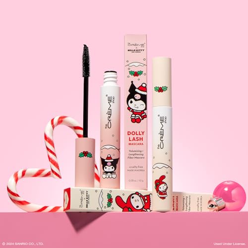 The Créme Shop x Hello Kitty Dolly Lash Mascara, Volumizing, Lengthening & Waterproof Mascara, Made In Korea - Black