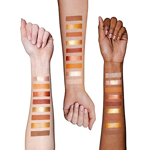 The Crème Shop | LINE FRIENDS - BROWN’S WARM & TOASTY Eyeshadow Palette | 9 Golden Multi-Finish Shades