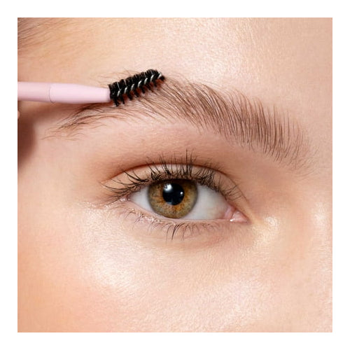 Lottie London Mega Brow Enhancer, Brow Shaping Gel Wax & Brush Set, Clear, 0.11 oz