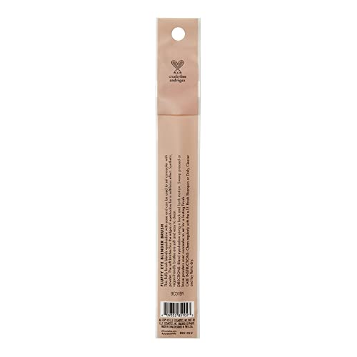 e.l.f. Fluffy Eye Blender Brush, Soft Eye Makeup Brush For Blending & Blurring Eyeshadow, Made With Synthetic Bristles, Vegan & Cruelty-Free