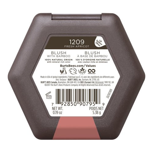 Burt's Bees 100% Natural Blush - 1209 Fresh Apricot