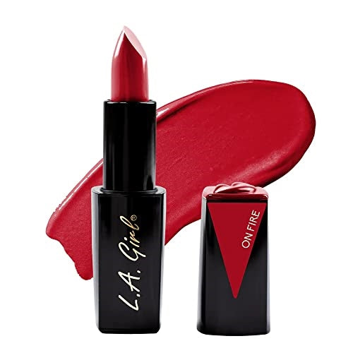 L.A. Girl Lip Attraction Lipstick, On Fire GLC586