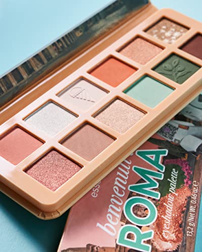 essence | Benvenuti a Roma Eyeshadow Palette | 12 Highly Pigmented, Matte & Metallic Shades | Vegan & Cruelty Free, Paraben Free