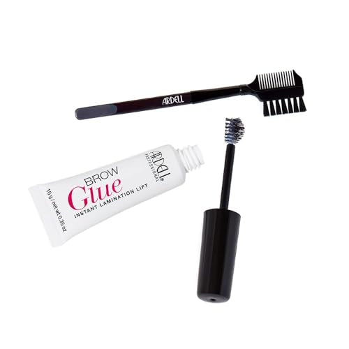 Ardell Brow Glue Instant Lamination Lift and Styling Tool, Eyebrow Gel - Long-Lasting Hold Brow Gel for Fluffy Defined Brows