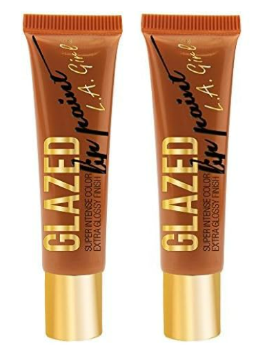 L.A. Girl Glazed Lip Paint, Gleam GLG795 (Pack of 3)
