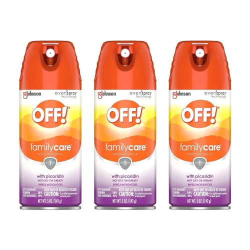 OFF! Family Care Picaridin Aerosol, 5 Ounce (Pack of 3)