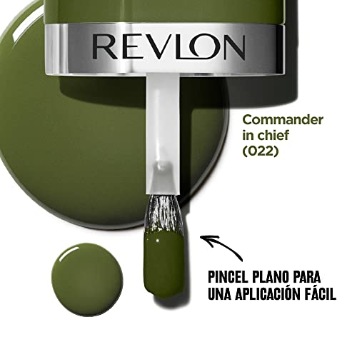 Revlon Ultra HD Snap Nail Color, Natural Rich Glossy Polish, 100% Vegan Formula, No Base or Top Coat Needed, 022 Commander in Chief, 0.27 fl oz