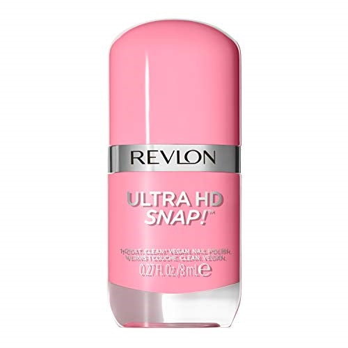 REVLON Ultra HD Snap Nail Color, Natural Rich Glossy Polish, 100% Vegan Formula, No Base or Top Coat Needed, 008 Damsel in a Dress, 0.27 fl oz