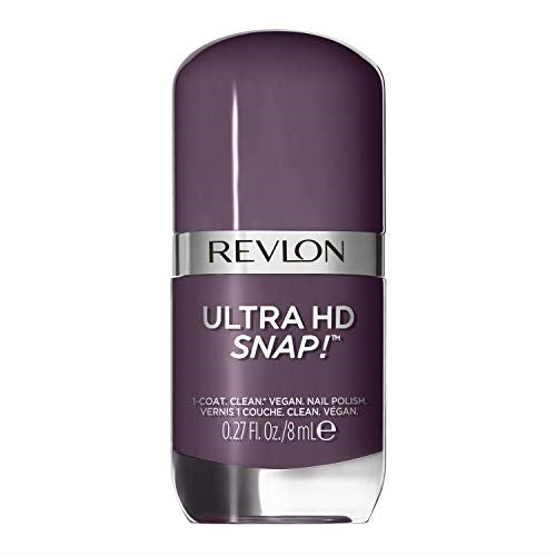 REVLON Ultra HD Snap Nail Color, Natural Rich Glossy Polish, 100% Vegan Formula, No Base or Top Coat Needed, 033 Grounded, 0.27 fl oz