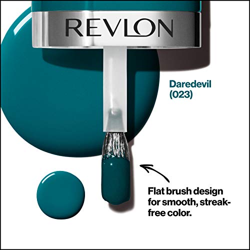REVLON Ultra HD Snap Nail Color, Natural Rich Glossy Polish, 100% Vegan Formula, No Base or Top Coat Needed, 023 Daredevil, 0.27 fl oz