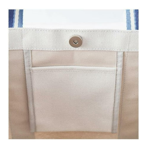 Life is Good Everyday Canvas Tote Plus Wristlet, Bone