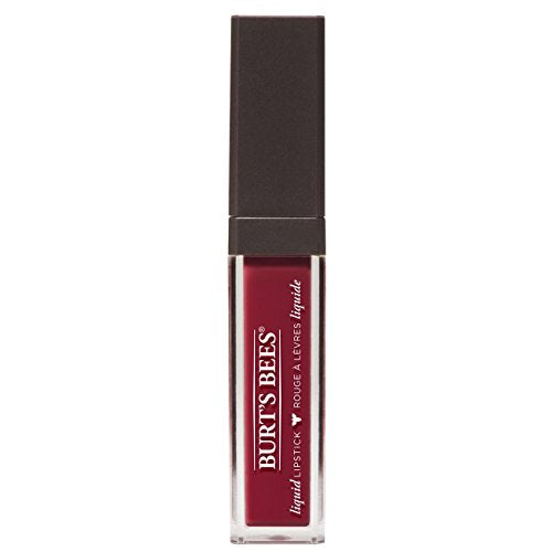Burt's Bees 100% Natural Glossy Liquid Lipstick, Drenched Dahlia, 1 Tube