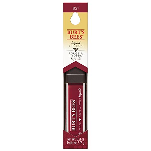 Burt's Bees 100% Natural Glossy Liquid Lipstick, Drenched Dahlia, 1 Tube