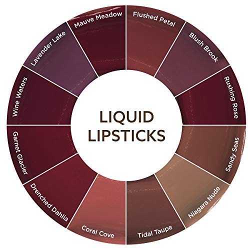 Burt's Bees 100% Natural Glossy Liquid Lipstick, Drenched Dahlia, 1 Tube