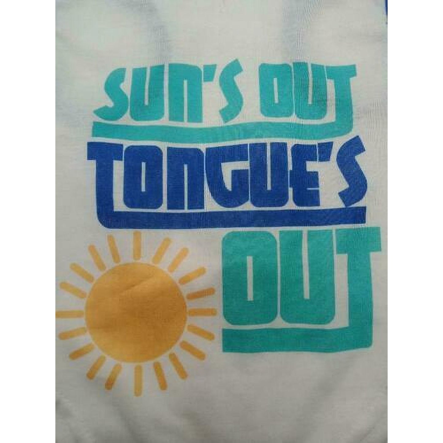 Buttons & Bones Celebrations Dog Apparel Large Shirt Sun's Out Tongues Out Large (Chest 20-22 in)