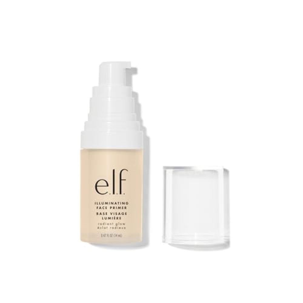 e.l.f. Cosmetics Illuminating Face Primer, Use as a Base for Your Makeup, Leaves Skin Glowing, 0.47 fl. oz.