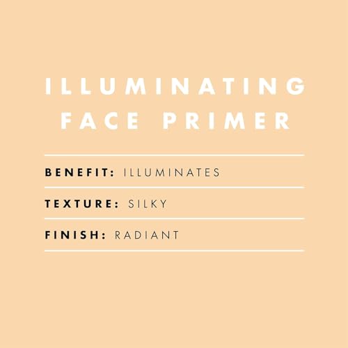 e.l.f. Cosmetics Illuminating Face Primer, Use as a Base for Your Makeup, Leaves Skin Glowing, 0.47 fl. oz.