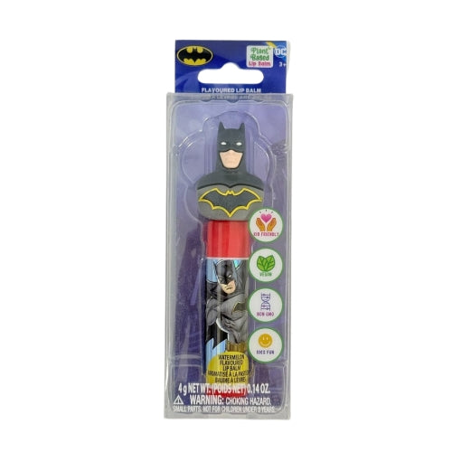 DC Batman Plant Based Watermelon Flavored Lip Balm and Topper