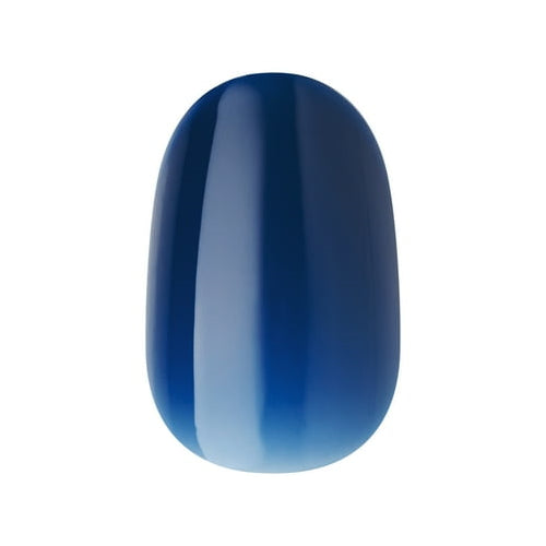 KISS Voguish Fantasy, Holiday Press on Nails, Merry Clause, Blue, Short Oval, 28 Count
