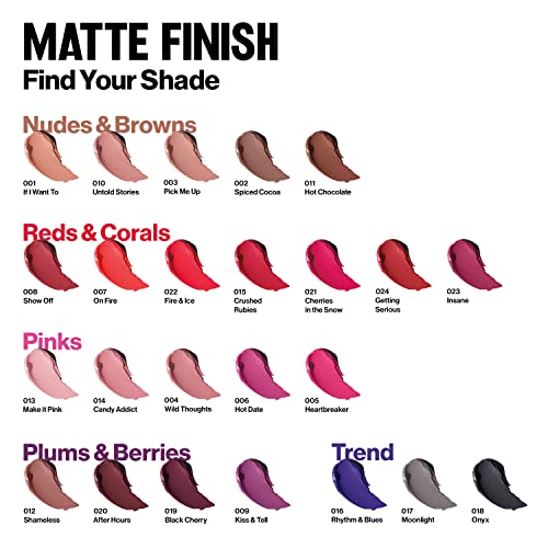 Revlon Super Lustrous The Luscious Mattes Lipstick, High Impact with Moisturizing Velvety Formula, If I Want To, 0.74 oz