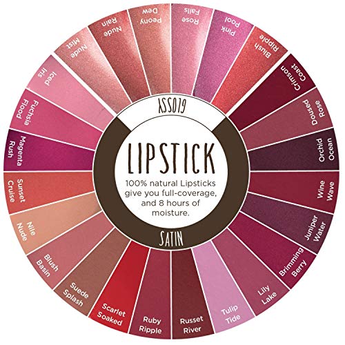 Burt's Bees 100% Natural Moisturizing Lipstick, Nile Nude, 1 Tube