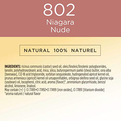Burt's Bees 100% Natural Glossy Liquid Lipstick, Niagara Nude, 1 Tube
