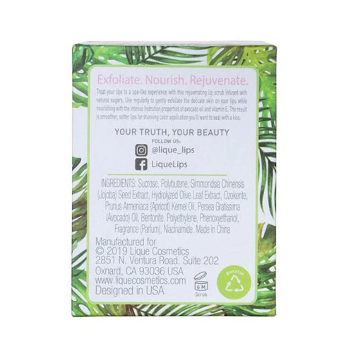 LIQUE Lip Care Exfoliating, Nourishing, Rejuvenating Lip Scrub - 2 Pack