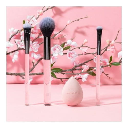 Japonesque Vegan Makeup Eraser Ultimate Blending Brush & Sponge Set