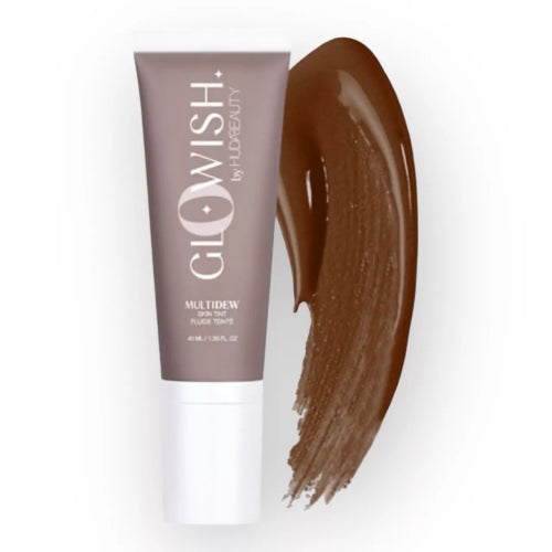 HUDA BEAUTY GloWish Multidew Vegan Skin Tint Foundation 12 Rich