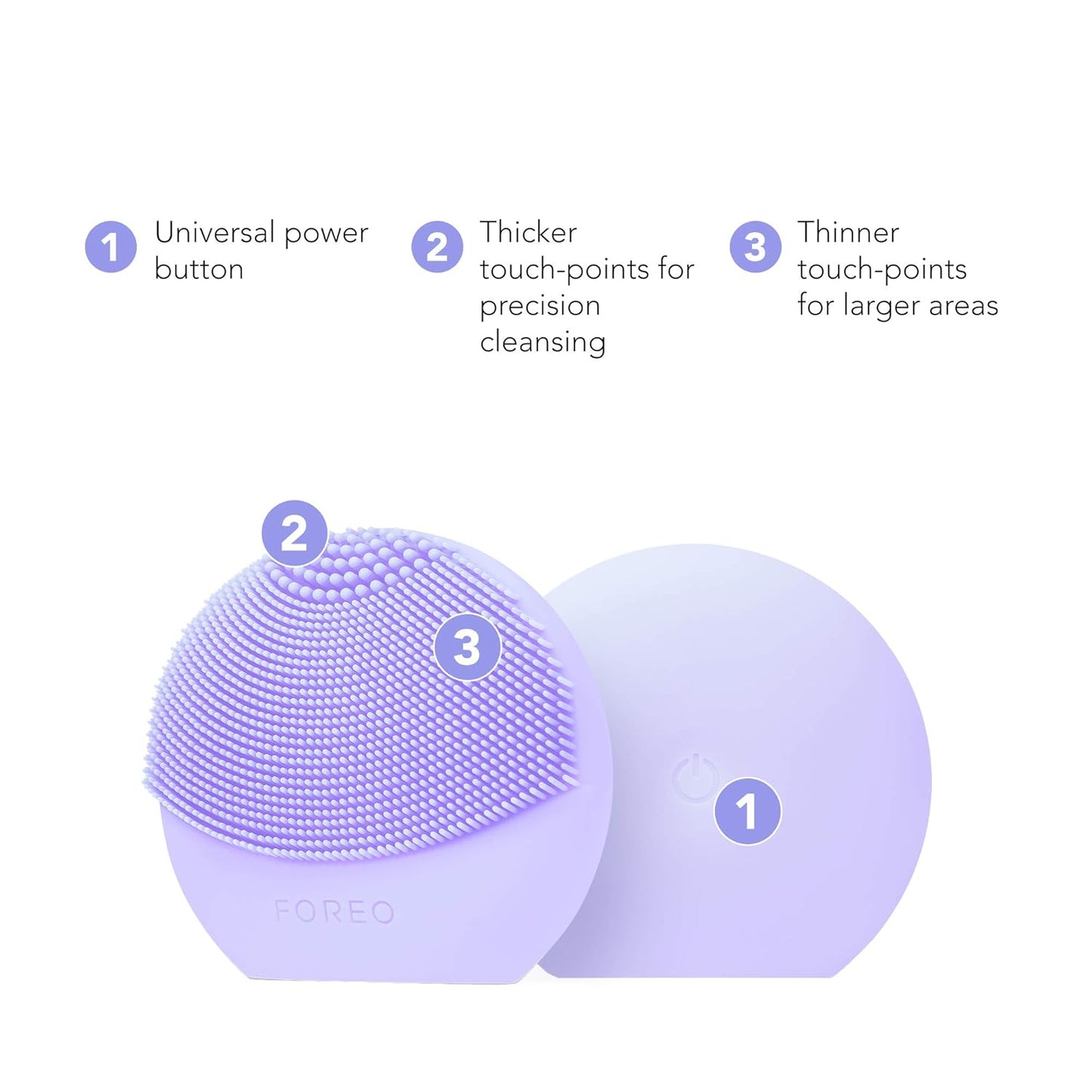 Foreo Luna Play Plus 2 Waterproof Facial Cleansing Brush, I Lilac You