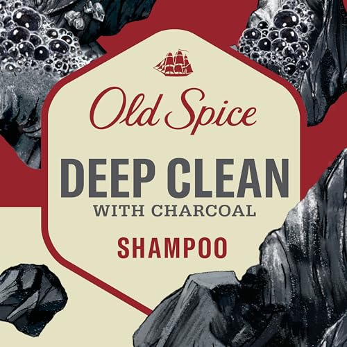 Old Spice Charcoal Shampoo for Men, Volcano, 22 Fl Oz