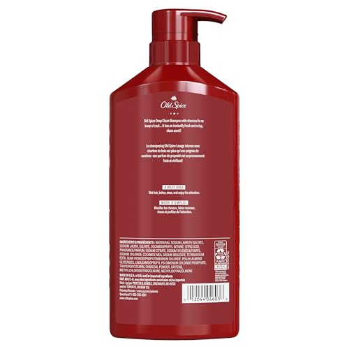 Old Spice Charcoal Shampoo for Men, Volcano, 22 Fl Oz