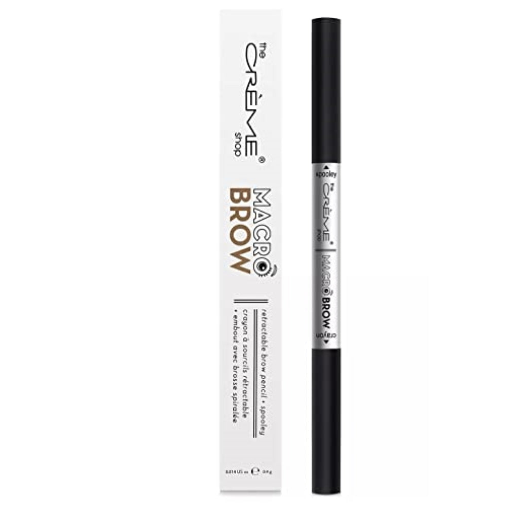 The Creme Shop Macro Brow Pencil, Ebony - Presentation May Vary