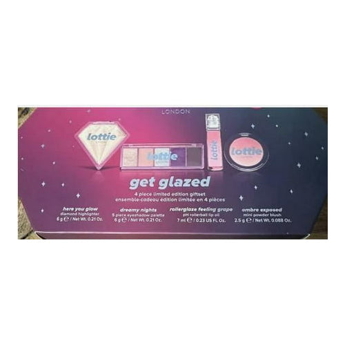 Lottie London 4 Piece Limited Edition Gift Set. Get Glazed.