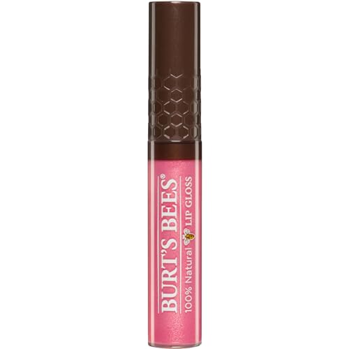 Burt's Bees 100% Natural Moisturizing Lip Gloss, Rosy Dawn - 1 Tube