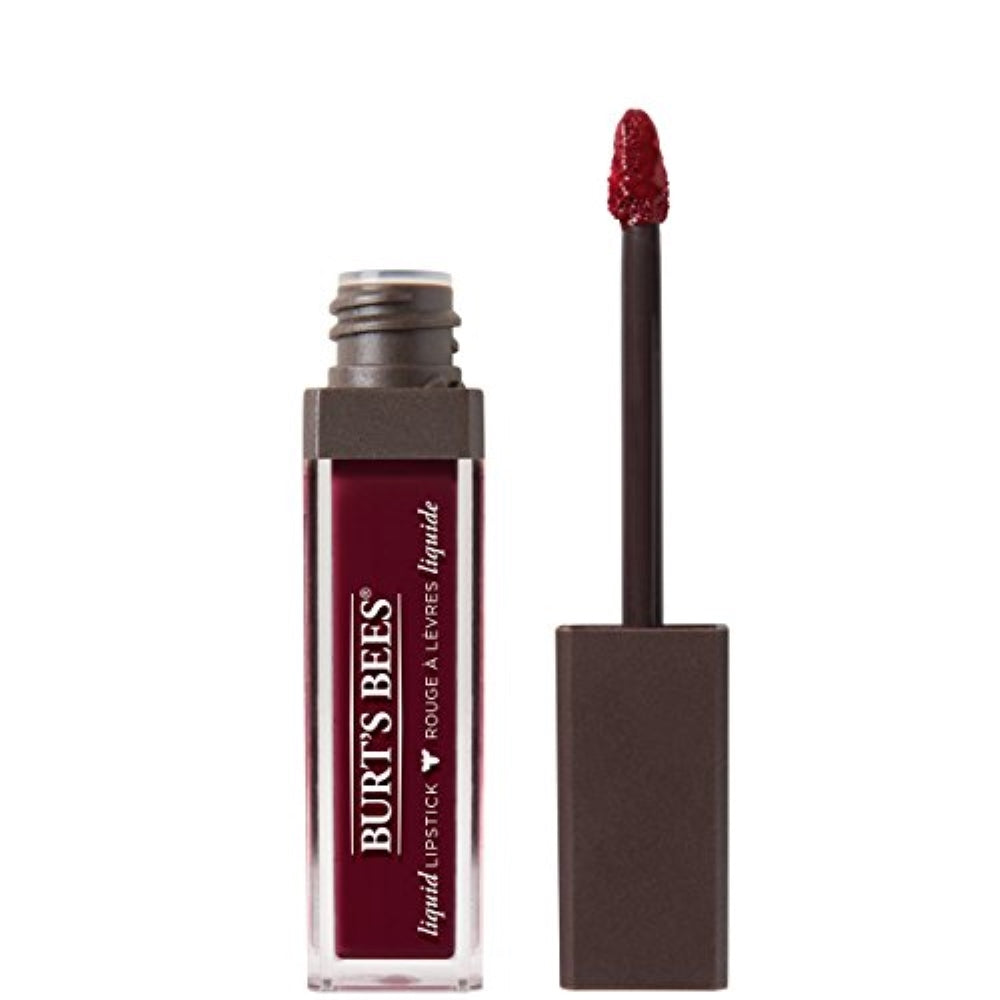 Burt's Bees 100% Natural Glossy Liquid Lipstick, Mauve Meadow, 1 Tube