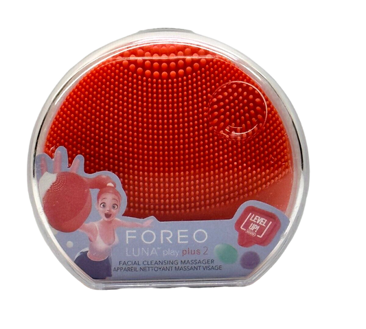 Foreo Luna Play Plus 2 Waterproof Facial Cleansing Brush, Peach of Cake
