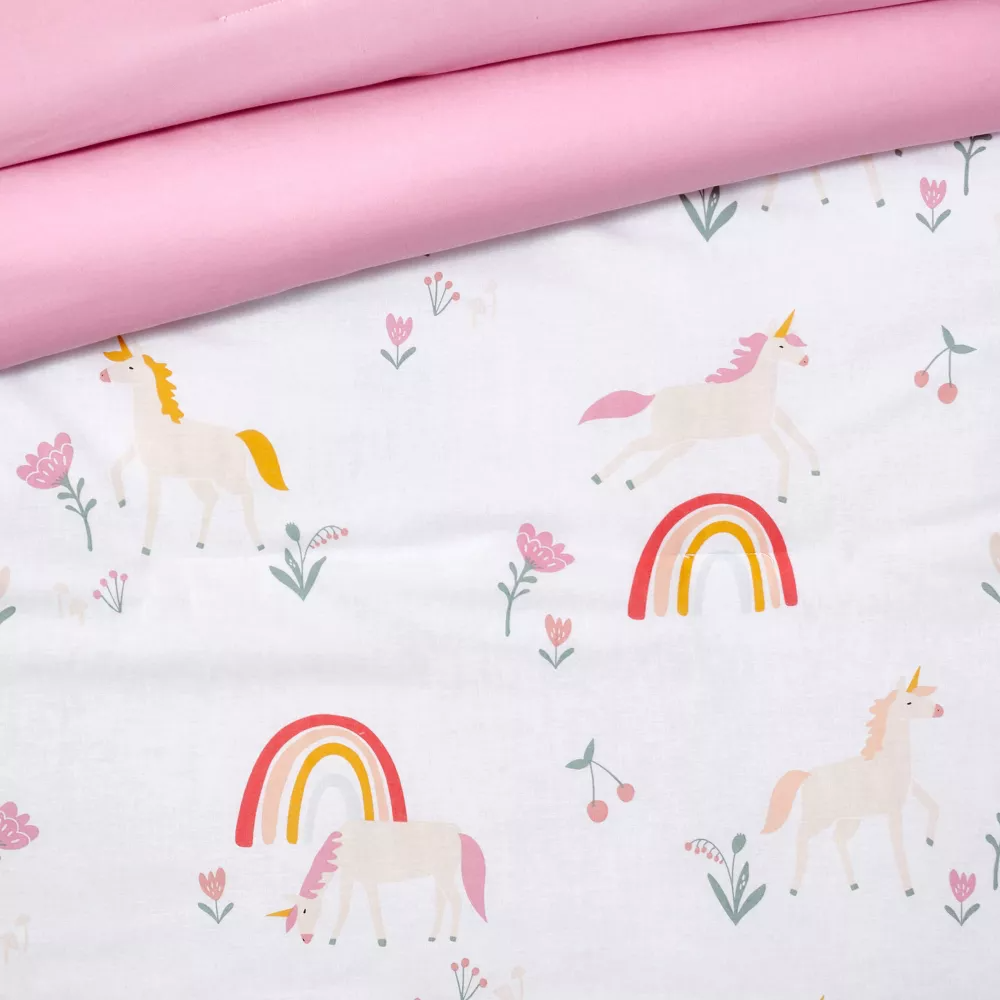 Pillowfort - Twin Unicorn Kids' Comforter 2 Piece Set