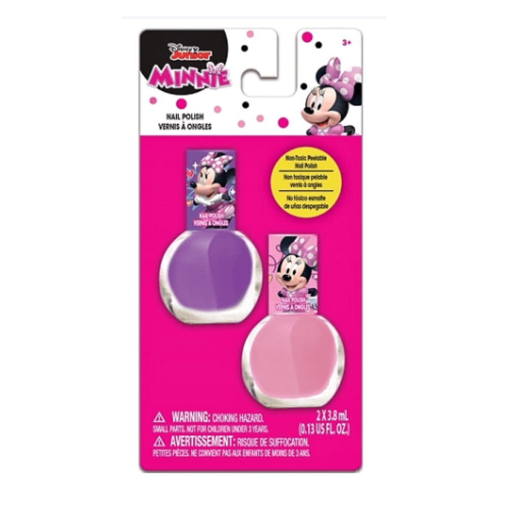 Minnie Mouse 2 Pk Nail Polish Purple, Pink, or Red