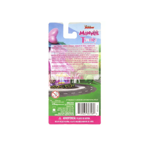 Minnie Mouse 2 Pk Nail Polish Purple, Pink, or Red