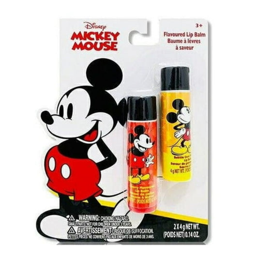 Disney 2 Piece Flavored Lip Balm Stocking Stuffer Party Favor Gift Sets
