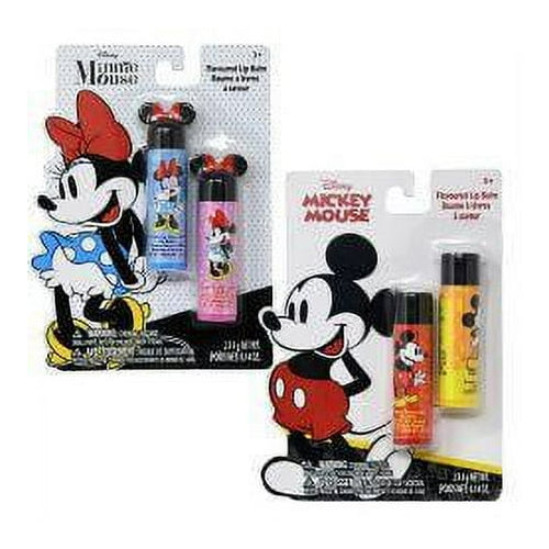 Disney 2 Piece Flavored Lip Balm Stocking Stuffer Party Favor Gift Sets