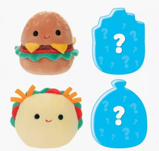 Squishmallows by Kellytoys, Ultra Soft, Pillow pals, Join The Squad (4 Pack- Scrumptious Sqad)