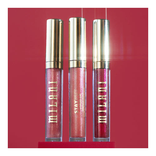 Milani Stay Put Liquid Lip Shimmer Lipstick Trio, Glisten + Glow