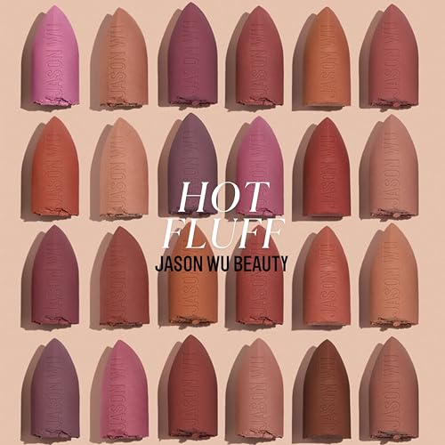 Jason Wu Beauty Hot Fluff Modern Matte Lipstick - 3-in-1 Lipstick, Blush, Shadow, 3.8g 0.134oz (Apple Pie, 3.8g)