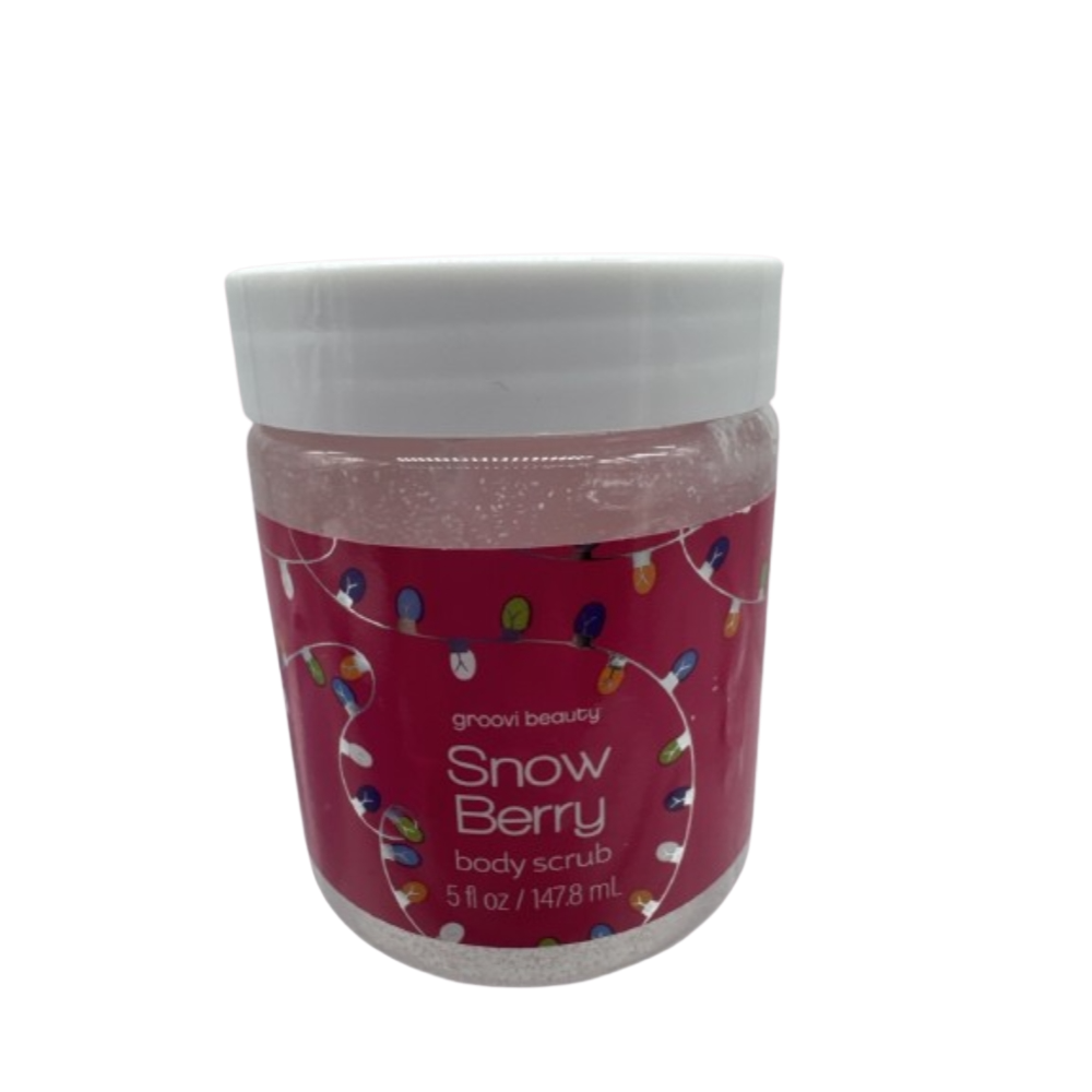 Groovi Beauty Snow Berry Body Scrub Exfoliating Fairy Shower Wash COMBINESHIP