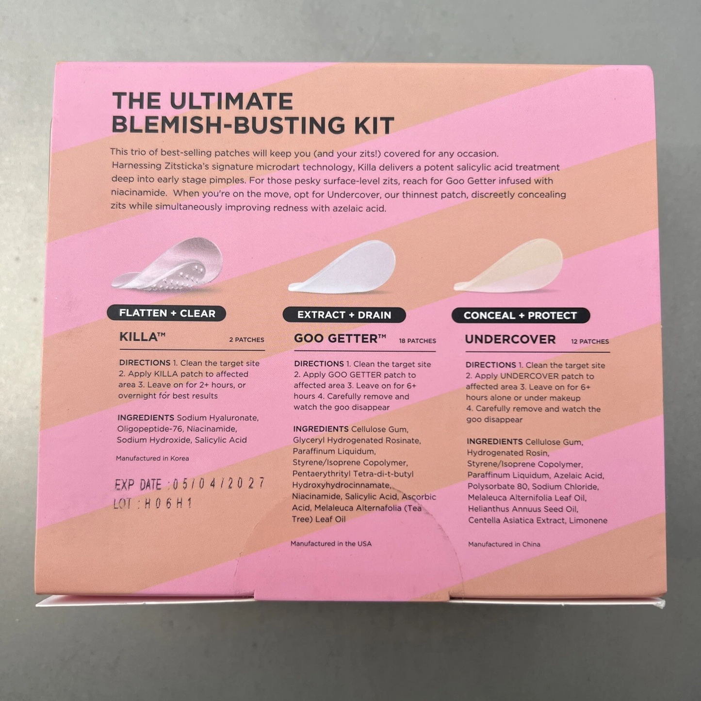 Zitsticka The Ultimate Blemish Busters 32 Count Kit