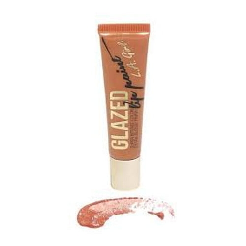 LA Girl Glazed Lip Paint, Super Intense Color, Extra Glossy Finish - Ticklish