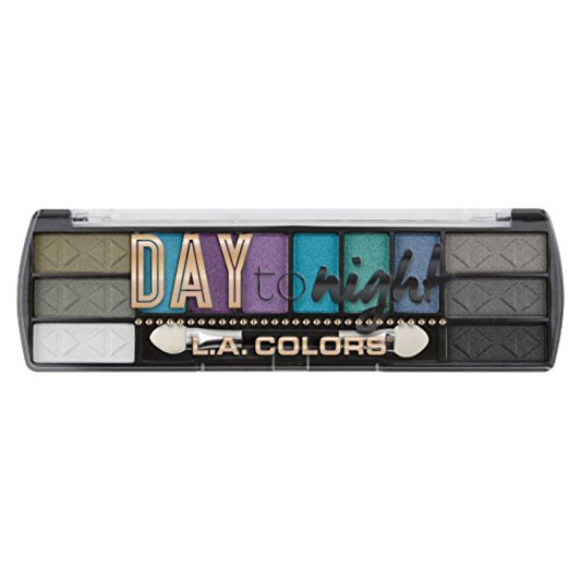 L.A. COLORS Day to Night 12 Color Eyeshadow, After Dark CES432