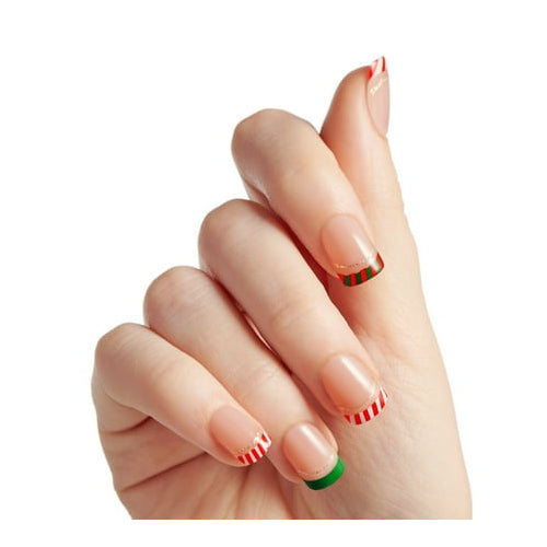 KISS imPRESS Press on Nails, Holiday Gift Set Holiday, Gift Set 04, Multicolor, Medium Almond, 90 Count